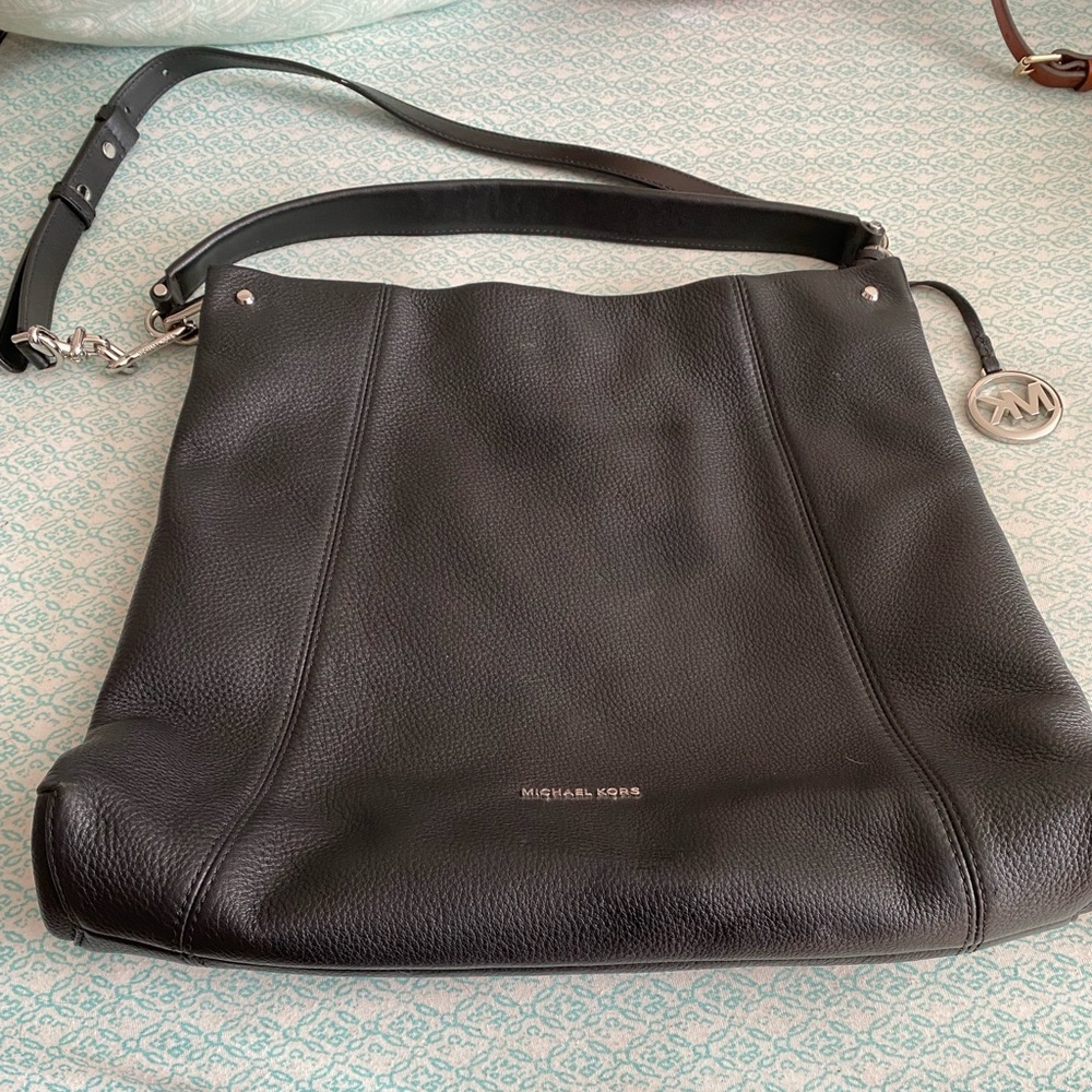 Black Michael Kors leather bag